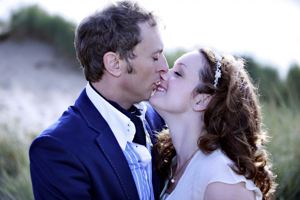 You can't beat a great 'kiss' shot, its a chance for a couple to really be in the moment with each other. I especially love her smile in this one, theres no awareness, no stress, its perfect!