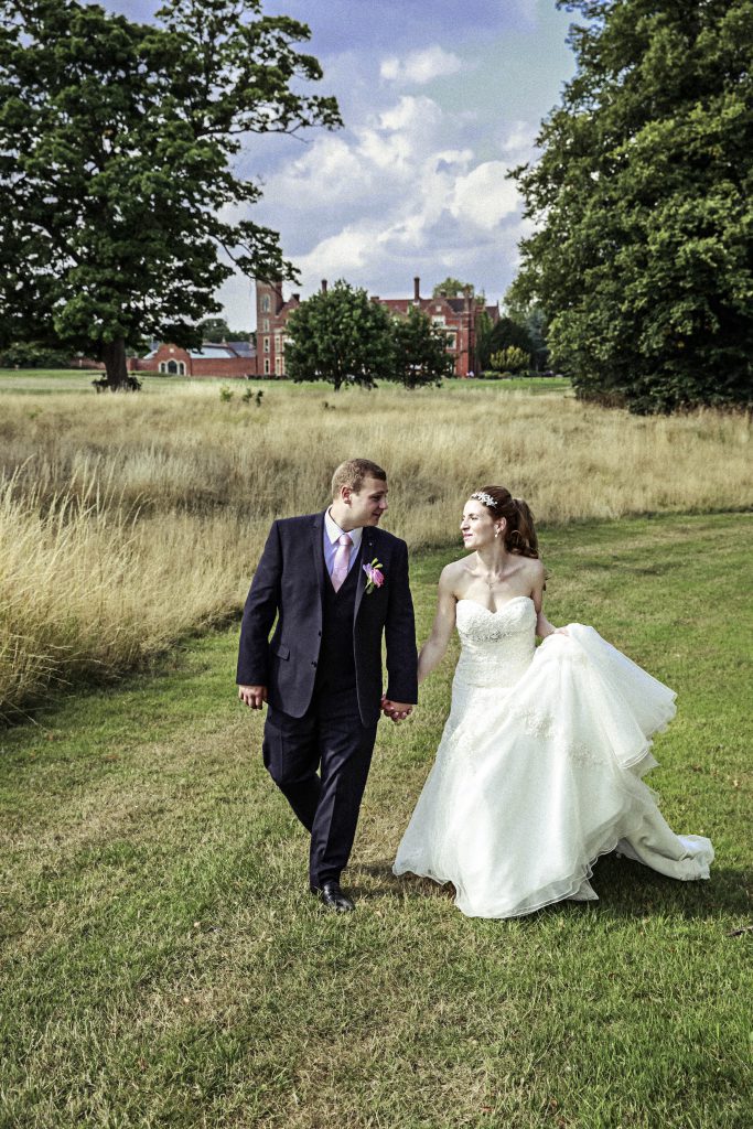 Lets go for a walk ! Its as simple as that, a little stroll hand in hand (with a great background) makes for a perfect shot. I always tell my couples to have a chat and interact, they have so much to talk about of course, its their wedding day!