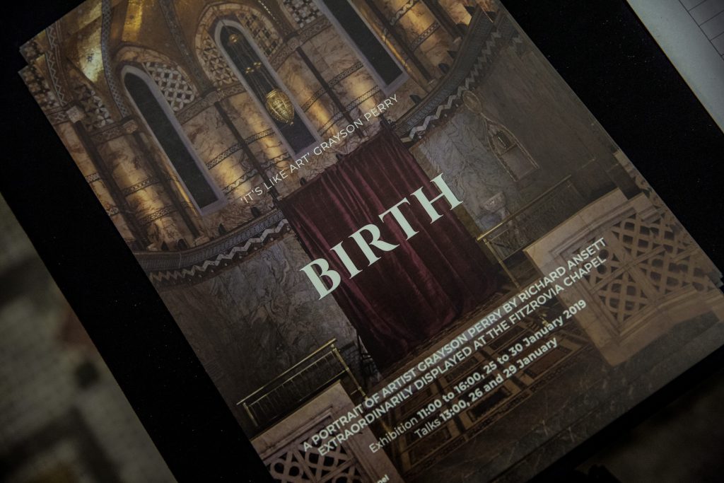 Birth by Richard Ansett and Grayson Perry, Fitzrovia Chapel