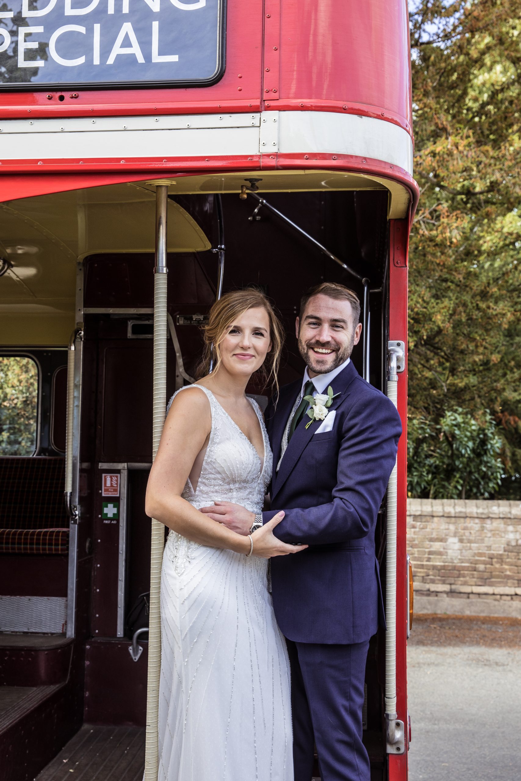 red bus pub wedding