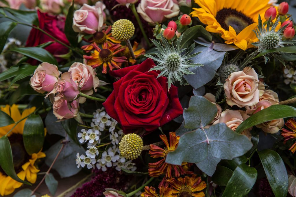 flowers getting ready, brideCambridgeshire wedding photographer, covid wedding, Red Lion Whittlesford, Reportage wedding photographer