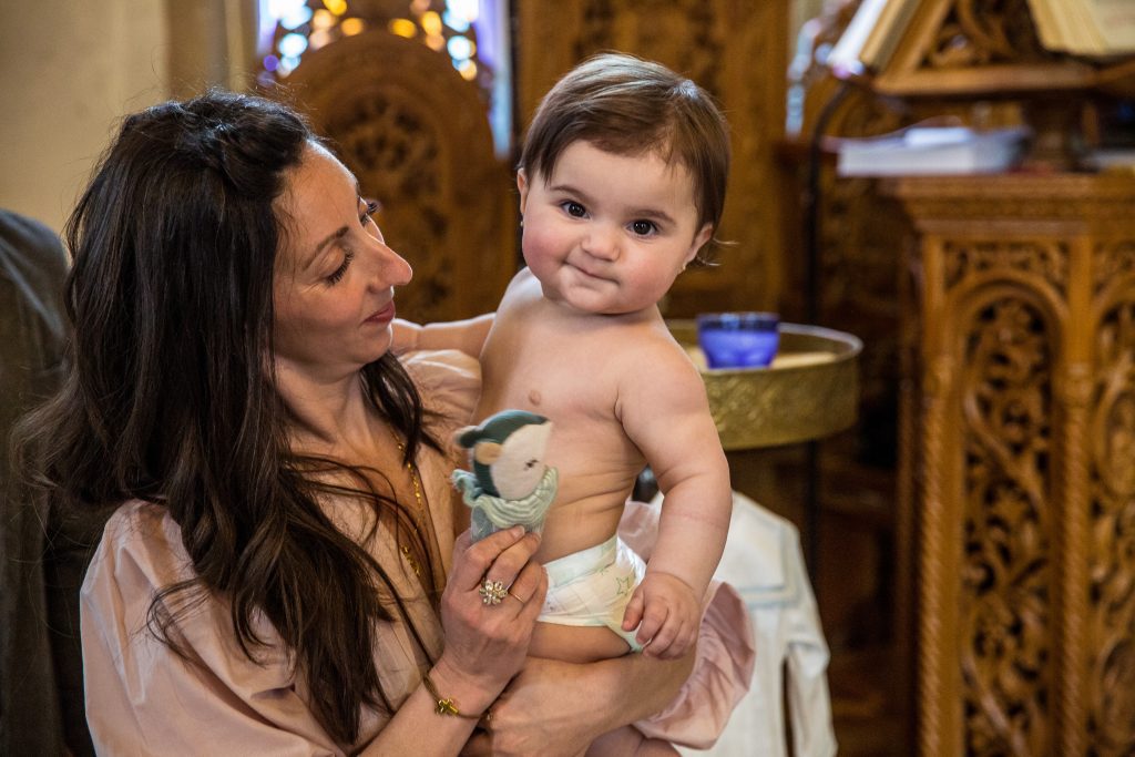 Greek christening photographer, twelve apostles church, brookmans Park, Hertfordshire