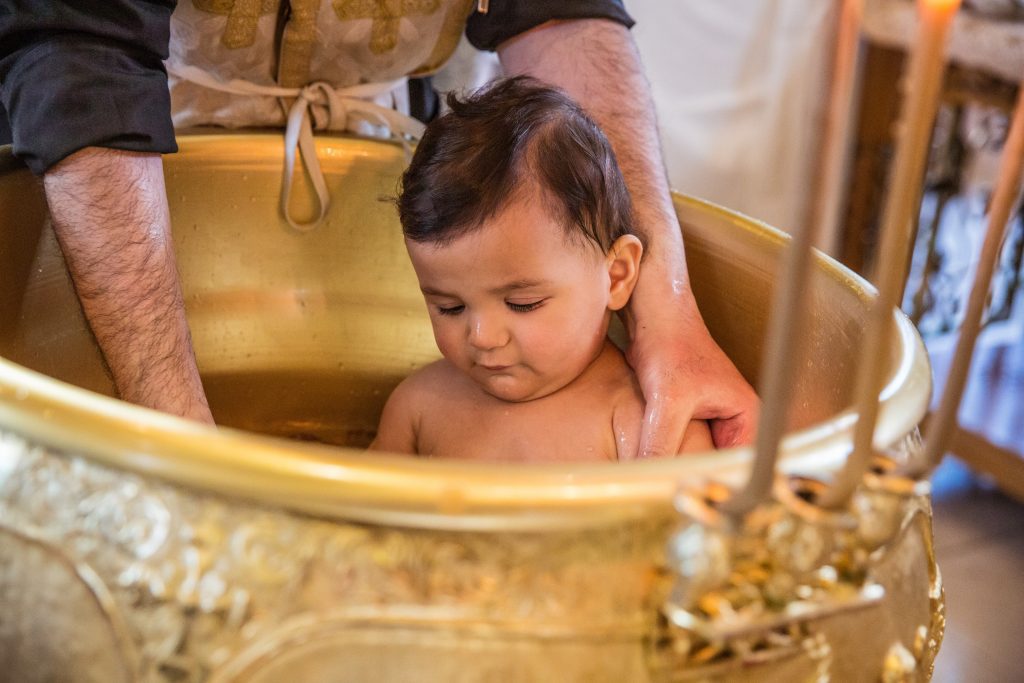 Greek christening photographer, twelve apostles church, brookmans Park, Hertfordshire