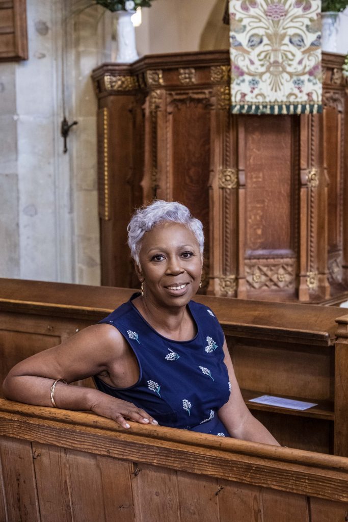 mother of the bride at church, london wedding photographer