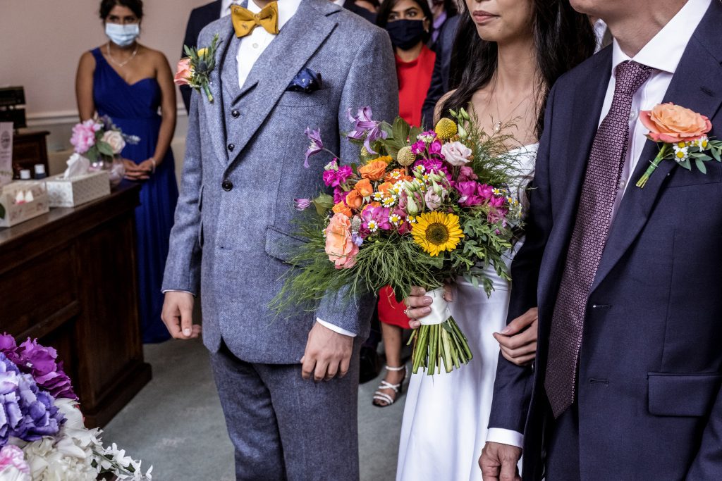 bridal bouquet hertfordshire wedding photographer