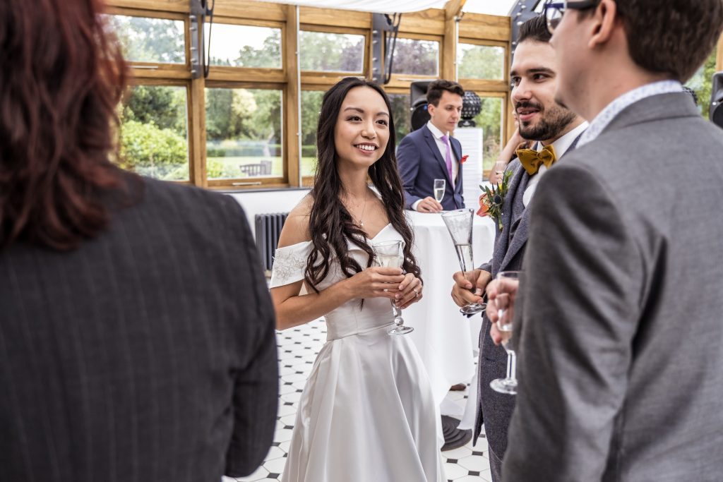 Asian bride Hanbury Manor