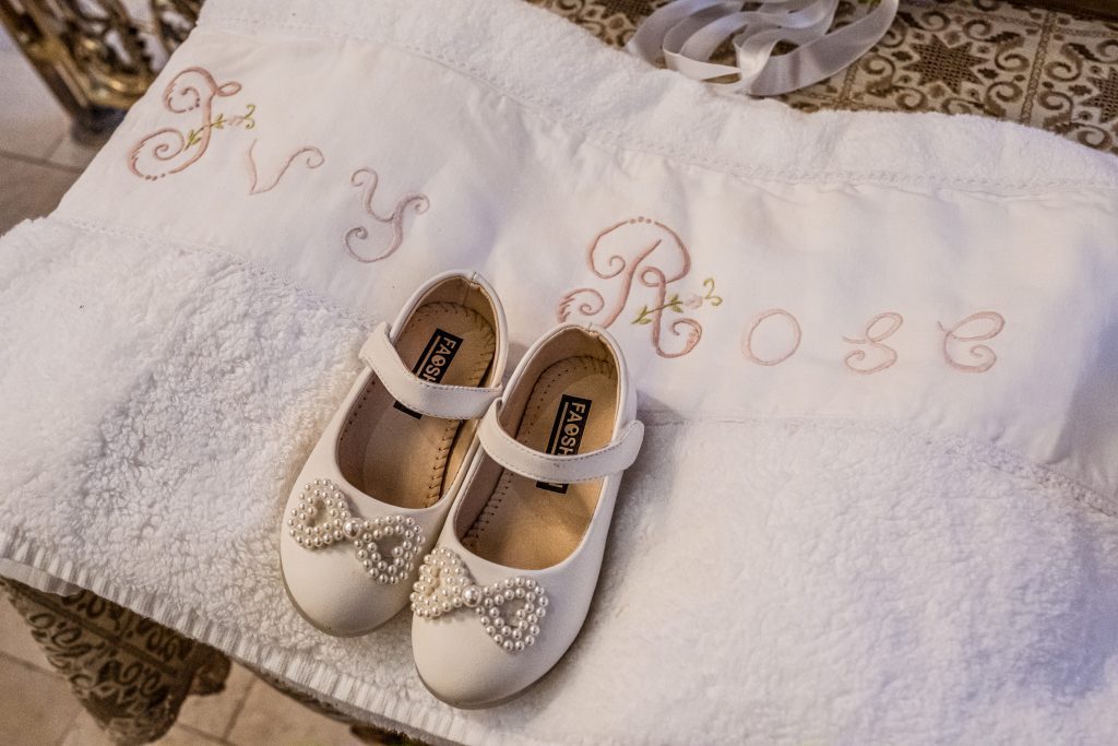 greek christening girls shoes