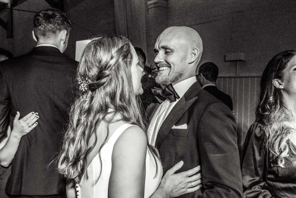 bride and groom first dance, The barns at Alswick, hertfordshire wedding photography