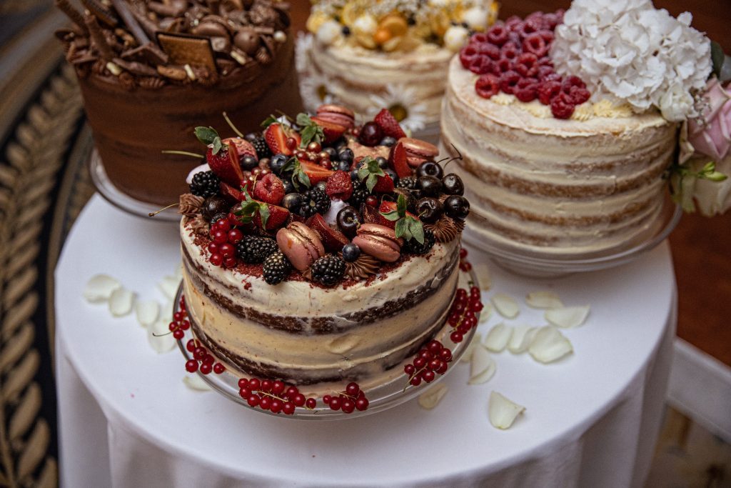 Beautiful wedding cakes at The Savoy on London