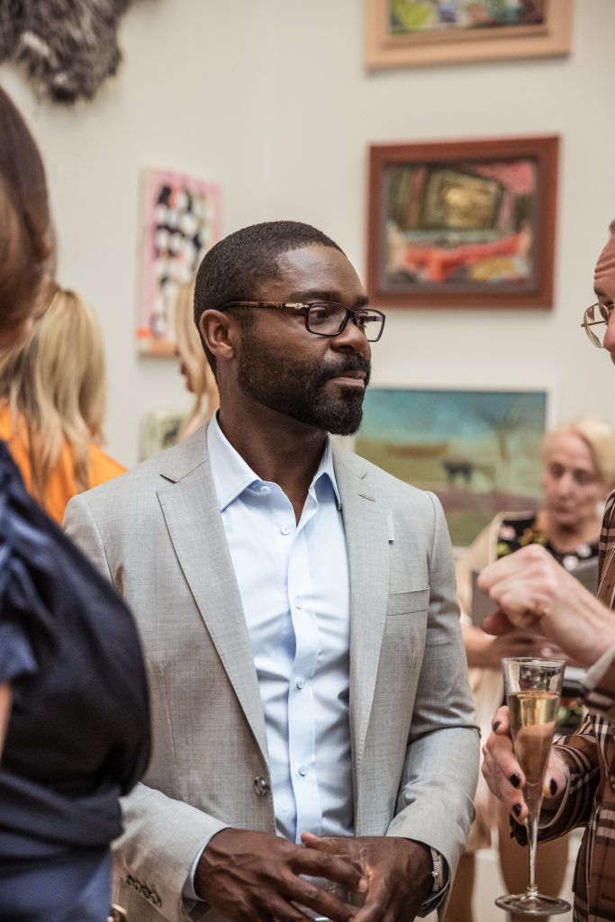 David Oyelowo at the Royal Academy summer party photographer