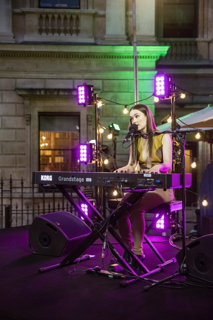 sigrid performs at the Royal Academy summer party photographer