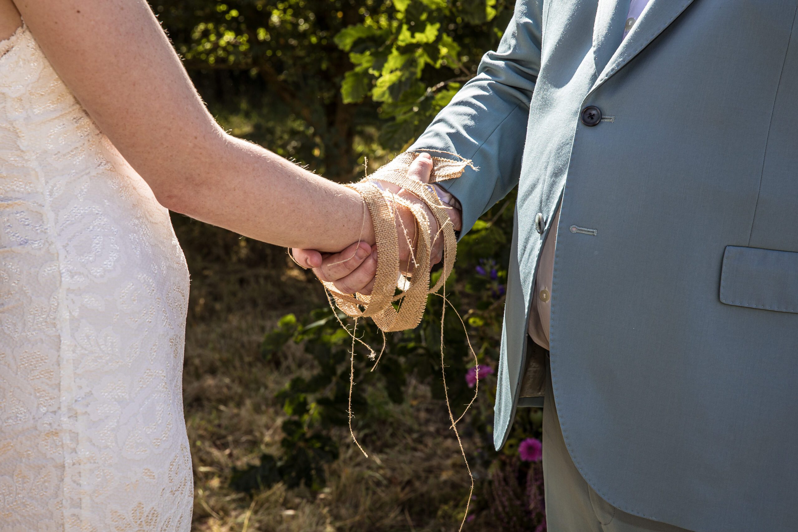 the bride and groom tie the knot at their hertfordshire wedding